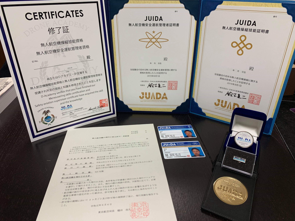 Dアカデミー関東本部 無人航空機操縦者技能証明 i-con 空中写真測量 3Dモデル